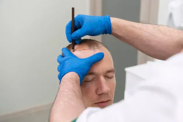 Infographic detailing the benefits of PRP therapy offered at BlueMagic Group to enhance hair restoration results.